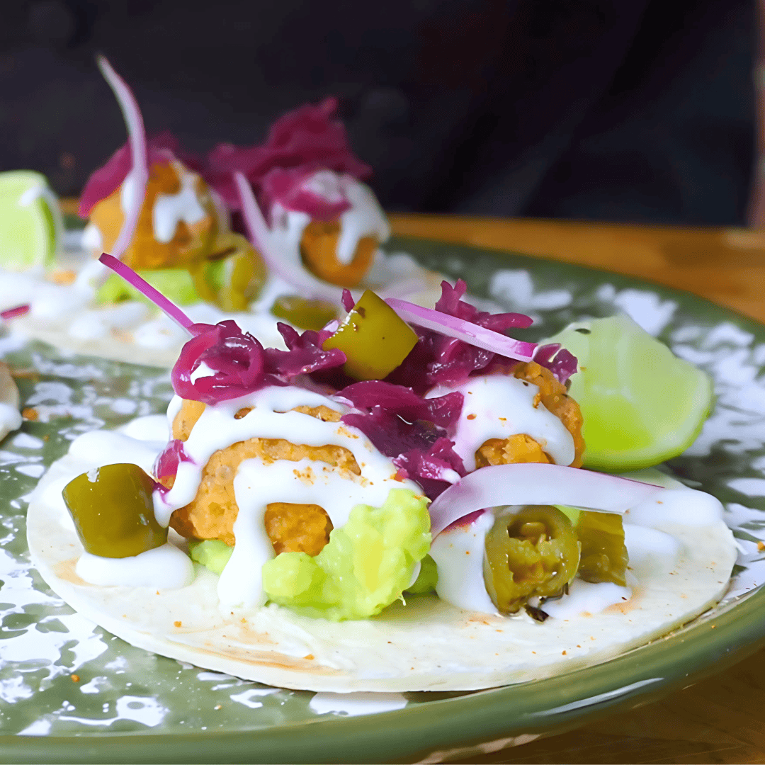 [MOCK]® Chicken Popcorn Tacos