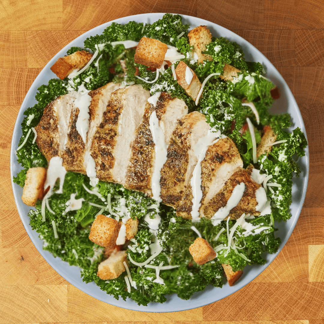 [MOCK]® Chicken Kale Caesar Salad